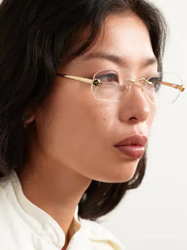 Cartier Eyewear Panthère Classic Rimless Gold-tone Optical Glasses | Thumbnail 5 Cartier Eyewear Panthère Classic Rimless Gold-tone Optical Glasses | Thumbnail 5