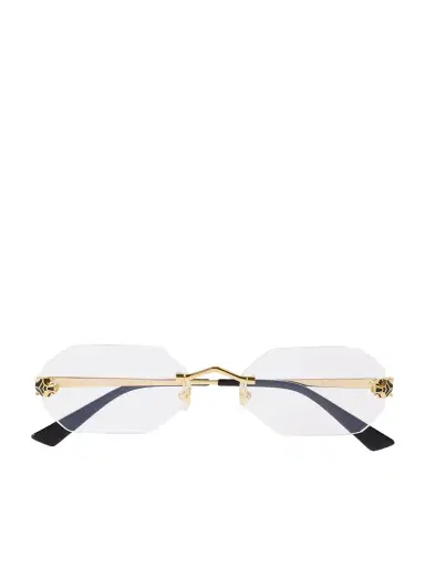 Cartier Eyewear Panthère Classic Rimless Gold-tone Optical Glasses | Thumbnail 1 Cartier Eyewear Panthère Classic Rimless Gold-tone Optical Glasses | Thumbnail 1