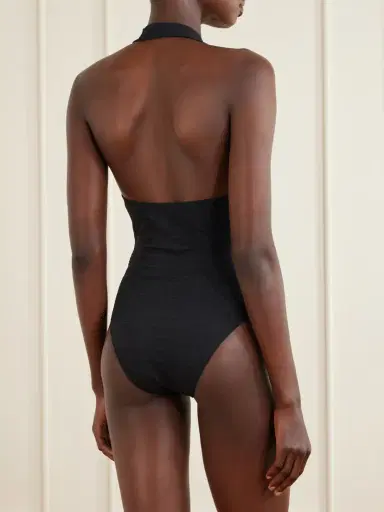 Lisa Marie Fernandez Polo Seersucker Swimsuit | Thumbnail 3 Lisa Marie Fernandez Polo Seersucker Swimsuit | Thumbnail 3