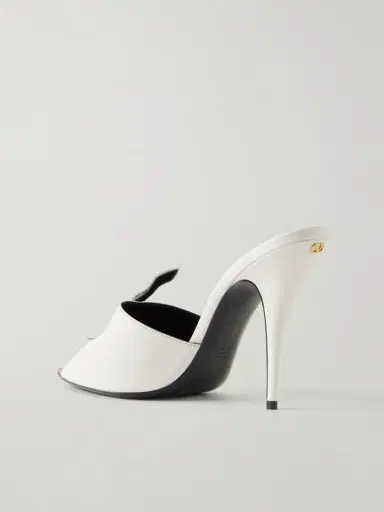 Valentino Garavani Coeur Vipère 105 Crystal-embellished Leather Mules | Thumbnail 3 Valentino Garavani Coeur Vipère 105 Crystal-embellished Leather Mules | Thumbnail 3