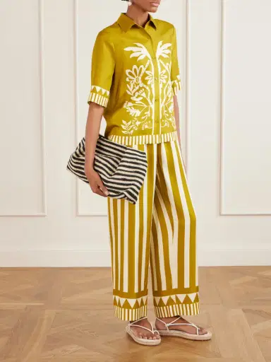 Eres Emeraude Printed Silk Shirt | Thumbnail 2 Eres Emeraude Printed Silk Shirt | Thumbnail 2