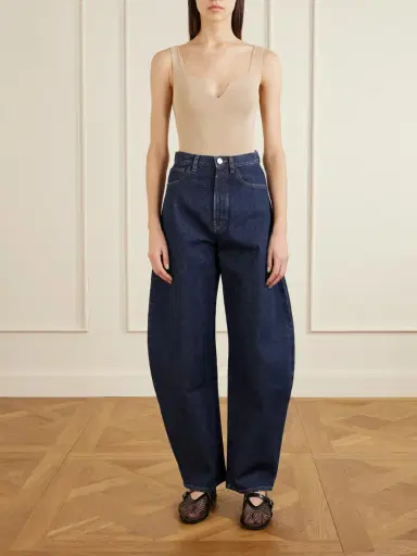 Alaïa High-rise Barrel-leg Jeans | Thumbnail 2 Alaïa High-rise Barrel-leg Jeans | Thumbnail 2