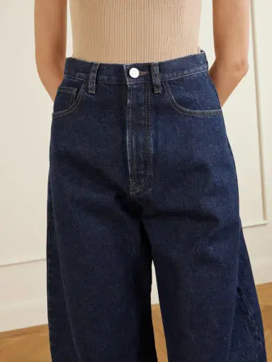 Alaïa High-rise Barrel-leg Jeans | Thumbnail 4 Alaïa High-rise Barrel-leg Jeans | Thumbnail 4