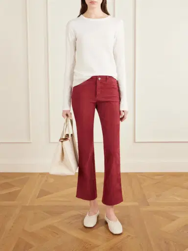 STOULS Dean Suede Flared Pants | Thumbnail 2 STOULS Dean Suede Flared Pants | Thumbnail 2