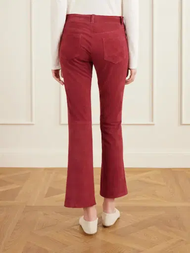 STOULS Dean Suede Flared Pants | Thumbnail 4 STOULS Dean Suede Flared Pants | Thumbnail 4
