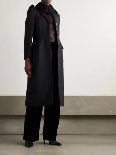 Alexander McQueen Velvet Straight-leg Pants | Thumbnail 2 Alexander McQueen Velvet Straight-leg Pants | Thumbnail 2