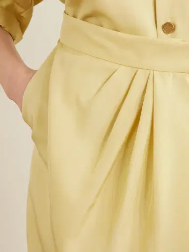 Le Kasha Kamas Silk Pleated Wrap Skirt | Thumbnail 5 Le Kasha Kamas Silk Pleated Wrap Skirt | Thumbnail 5