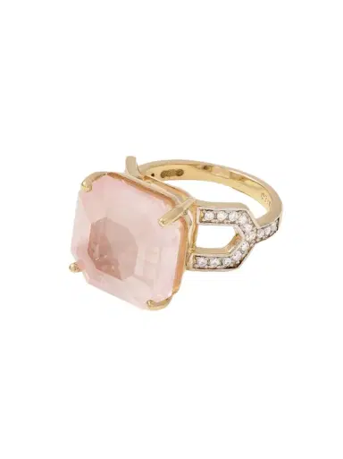Mateo 14-karat Gold Topaz And Diamond Ring | Thumbnail 1 Mateo 14-karat Gold Topaz And Diamond Ring | Thumbnail 1
