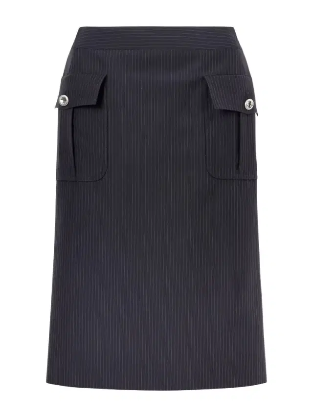 Pinstriped Wool And Mohair-blend Midi Skirt Pinstriped Wool And Mohair-blend Midi Skirt