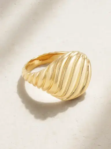 David Yurman Cable 18-karat Gold Signet Ring | Thumbnail 1 David Yurman Cable 18-karat Gold Signet Ring | Thumbnail 1