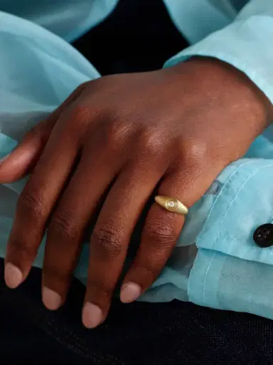 Sydney Evan 14-karat Gold Diamond Ring | Thumbnail 2 Sydney Evan 14-karat Gold Diamond Ring | Thumbnail 2