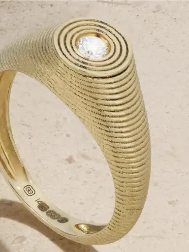 Sydney Evan 14-karat Gold Diamond Ring | Thumbnail 4 Sydney Evan 14-karat Gold Diamond Ring | Thumbnail 4