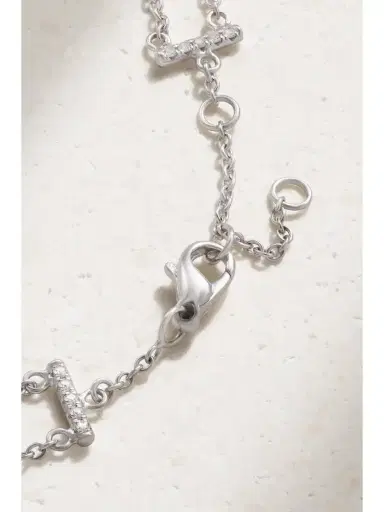 De Beers London Lotus By De Beers 18-karat White Gold Diamond Bracelet | Thumbnail 3 De Beers London Lotus By De Beers 18-karat White Gold Diamond Bracelet | Thumbnail 3