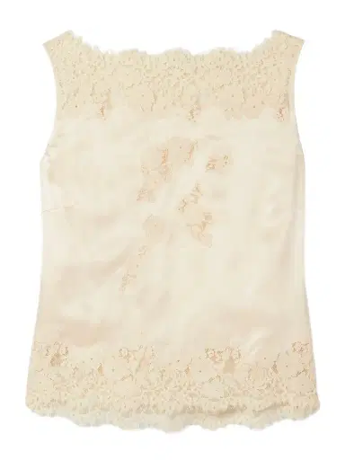 DÔEN Viviane Lace-trimmed Silk-satin Top | Thumbnail 1 DÔEN Viviane Lace-trimmed Silk-satin Top | Thumbnail 1