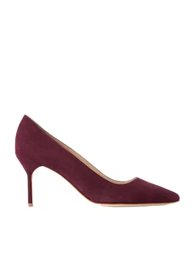 Manolo Blahnik Bb 70 Suede Pumps | Thumbnail 1 Manolo Blahnik Bb 70 Suede Pumps | Thumbnail 1