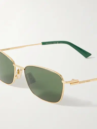 Bottega Veneta Eyewear Square-frame Gold-tone Sunglasses | Thumbnail 4 Bottega Veneta Eyewear Square-frame Gold-tone Sunglasses | Thumbnail 4