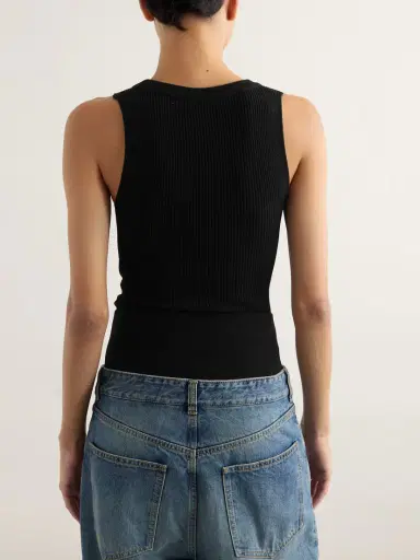 Alaïa Ribbed-knit Bodysuit | Thumbnail 3 Alaïa Ribbed-knit Bodysuit | Thumbnail 3