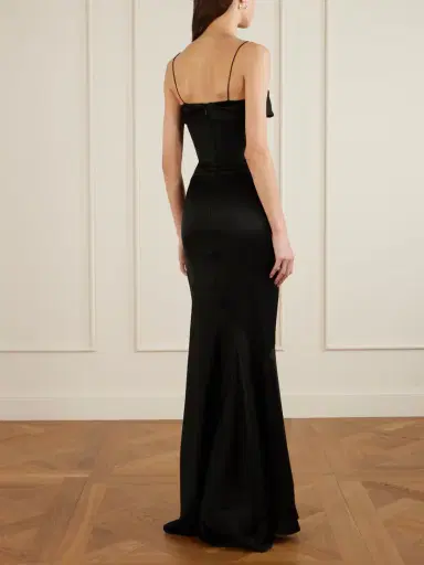 Alex Perry Satin Gown | Thumbnail 3 Alex Perry Satin Gown | Thumbnail 3