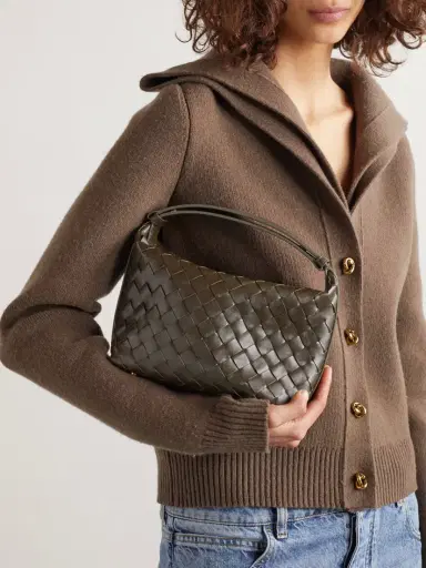 Bottega Veneta Wallace Mini Intrecciato Leather Shoulder Bag | Thumbnail 2 Bottega Veneta Wallace Mini Intrecciato Leather Shoulder Bag | Thumbnail 2