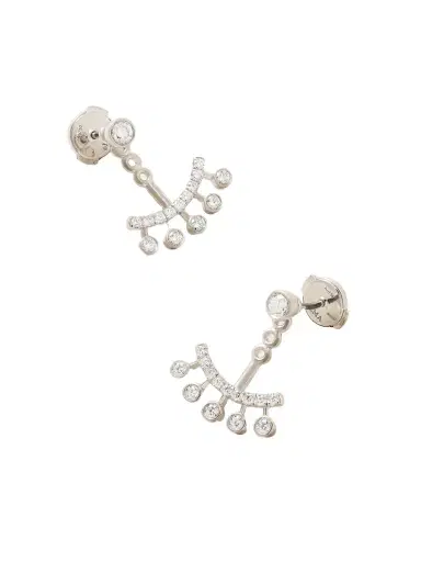 De Beers London Dewdrop Jacket 18-karat White Gold Diamond Earrings | Thumbnail 1 De Beers London Dewdrop Jacket 18-karat White Gold Diamond Earrings | Thumbnail 1
