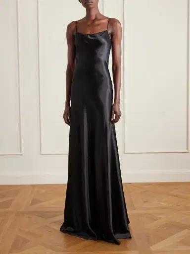 Alaïa Draped Silk-satin Gown | Thumbnail 2 Alaïa Draped Silk-satin Gown | Thumbnail 2