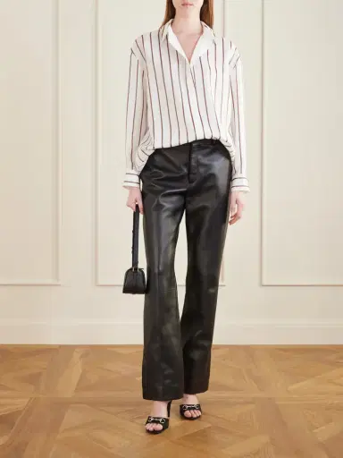 Gucci Striped Silk-blend Shirt | Thumbnail 2 Gucci Striped Silk-blend Shirt | Thumbnail 2