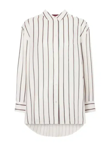 Gucci Striped Silk-blend Shirt | Thumbnail 1 Gucci Striped Silk-blend Shirt | Thumbnail 1