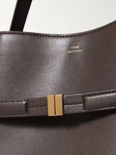TOTEME Belted Leather Tote | Thumbnail 4 TOTEME Belted Leather Tote | Thumbnail 4