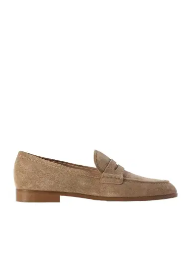 Gianvito Rossi Georgie Suede Loafers | Thumbnail 1 Gianvito Rossi Georgie Suede Loafers | Thumbnail 1