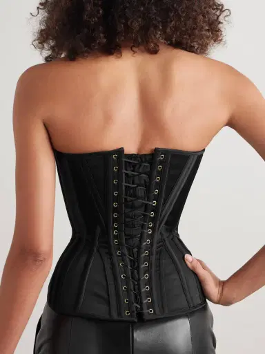 Wiederhoeft Wasp Strapless Recycled-satin Bustier Top | Thumbnail 3 Wiederhoeft Wasp Strapless Recycled-satin Bustier Top | Thumbnail 3