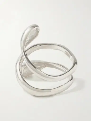 AGMES Dual Flora Recycled Silver Ring | Thumbnail 3 AGMES Dual Flora Recycled Silver Ring | Thumbnail 3