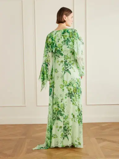 Erdem Floral-print Crêpon Gown | Thumbnail 4 Erdem Floral-print Crêpon Gown | Thumbnail 4
