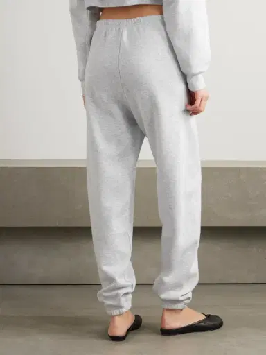 Skims Cotton-blend Fleece Track Pantsight Heather Grey | Thumbnail 3 Skims Cotton-blend Fleece Track Pantsight Heather Grey | Thumbnail 3