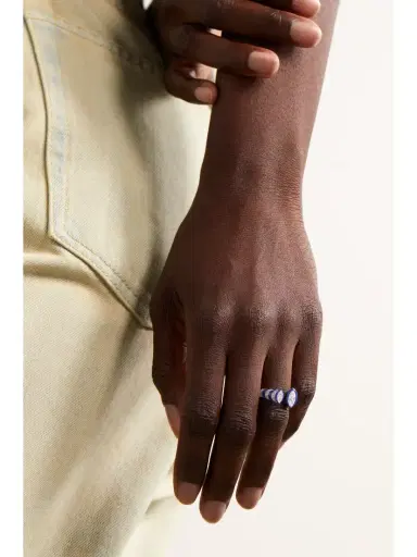 Kamyen 18-karat White Gold, Enamel And Diamond Ring | Thumbnail 2 Kamyen 18-karat White Gold, Enamel And Diamond Ring | Thumbnail 2