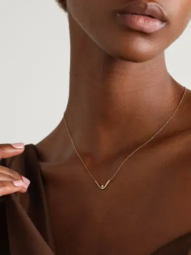 Mizuki 14-karat Gold Diamond Necklace | Thumbnail 2 Mizuki 14-karat Gold Diamond Necklace | Thumbnail 2