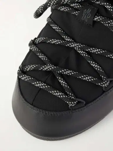 Moncler Grenoble + Moon Boot Icon Shell And Leather Snow Boots | Thumbnail 5 Moncler Grenoble + Moon Boot Icon Shell And Leather Snow Boots | Thumbnail 5