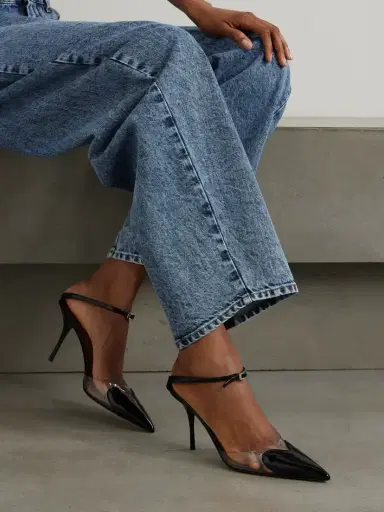 Alaïa Cœur 90 Pu And Patent-leather Pumps | Thumbnail 2 Alaïa Cœur 90 Pu And Patent-leather Pumps | Thumbnail 2