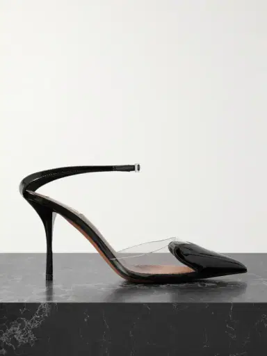 Alaïa Cœur 90 Pu And Patent-leather Pumps | Thumbnail 1 Alaïa Cœur 90 Pu And Patent-leather Pumps | Thumbnail 1