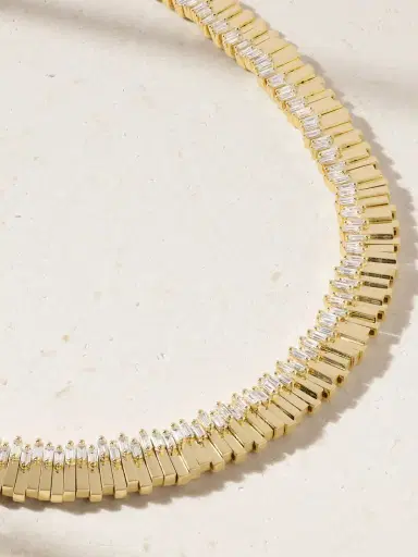 Suzanne Kalan 18-karat Gold Diamond Necklace | Thumbnail 4 Suzanne Kalan 18-karat Gold Diamond Necklace | Thumbnail 4