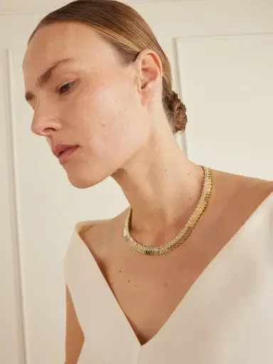 Suzanne Kalan 18-karat Gold Diamond Necklace | Thumbnail 5 Suzanne Kalan 18-karat Gold Diamond Necklace | Thumbnail 5