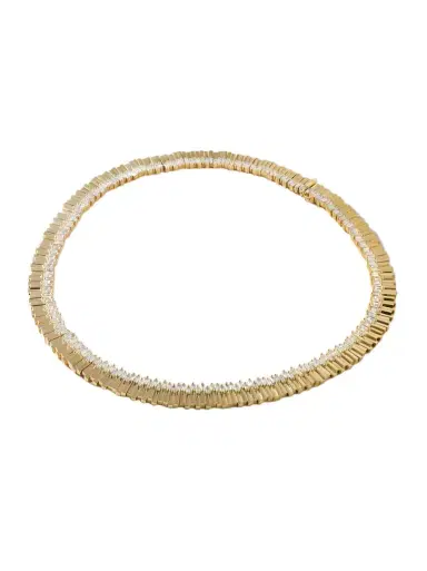 Suzanne Kalan 18-karat Gold Diamond Necklace | Thumbnail 1 Suzanne Kalan 18-karat Gold Diamond Necklace | Thumbnail 1