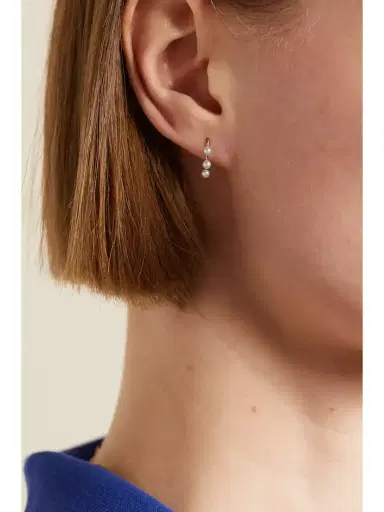 Melissa Joy Manning 14-karat Recycled Gold Pearl Earrings | Thumbnail 2 Melissa Joy Manning 14-karat Recycled Gold Pearl Earrings | Thumbnail 2