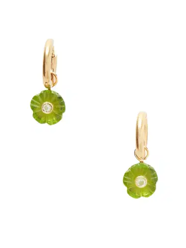 Jennifer Behr Lillian Gold-tone Crystal Earrings | Thumbnail 1 Jennifer Behr Lillian Gold-tone Crystal Earrings | Thumbnail 1