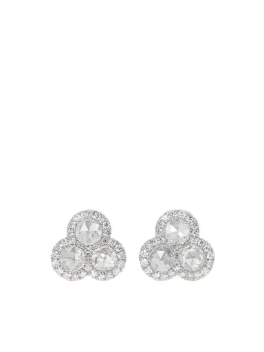 David Morris 18-karat White Gold Diamond Earrings | Thumbnail 1 David Morris 18-karat White Gold Diamond Earrings | Thumbnail 1