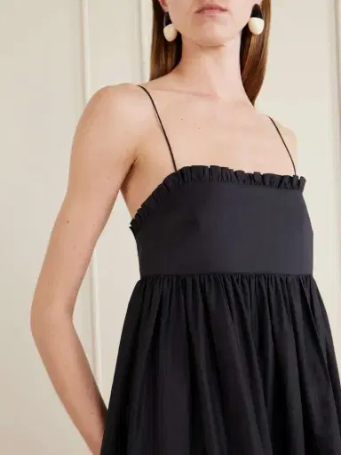 Matteau Empire Ruffled Cotton-poplin Midi Dress | Thumbnail 4 Matteau Empire Ruffled Cotton-poplin Midi Dress | Thumbnail 4