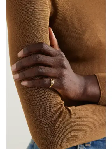 David Yurman 18-karat Gold Pinky Ring | Thumbnail 2 David Yurman 18-karat Gold Pinky Ring | Thumbnail 2