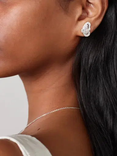 De Beers London Portraits Of Nature Butterfly 18-karat White Gold Diamond Earrings | Thumbnail 2 De Beers London Portraits Of Nature Butterfly 18-karat White Gold Diamond Earrings | Thumbnail 2