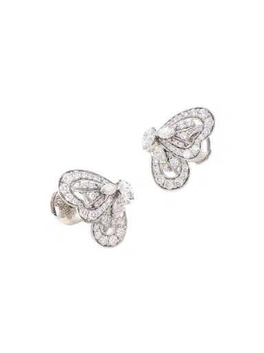 De Beers London Portraits Of Nature Butterfly 18-karat White Gold Diamond Earrings | Thumbnail 1 De Beers London Portraits Of Nature Butterfly 18-karat White Gold Diamond Earrings | Thumbnail 1