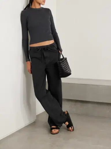Citizens of Humanity Aurora Cotton And Linen-blend Wide-leg Pants | Thumbnail 2 Citizens of Humanity Aurora Cotton And Linen-blend Wide-leg Pants | Thumbnail 2
