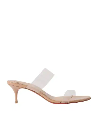 Christian Louboutin Just Nothing 55 Pvc Mules | Thumbnail 1 Christian Louboutin Just Nothing 55 Pvc Mules | Thumbnail 1